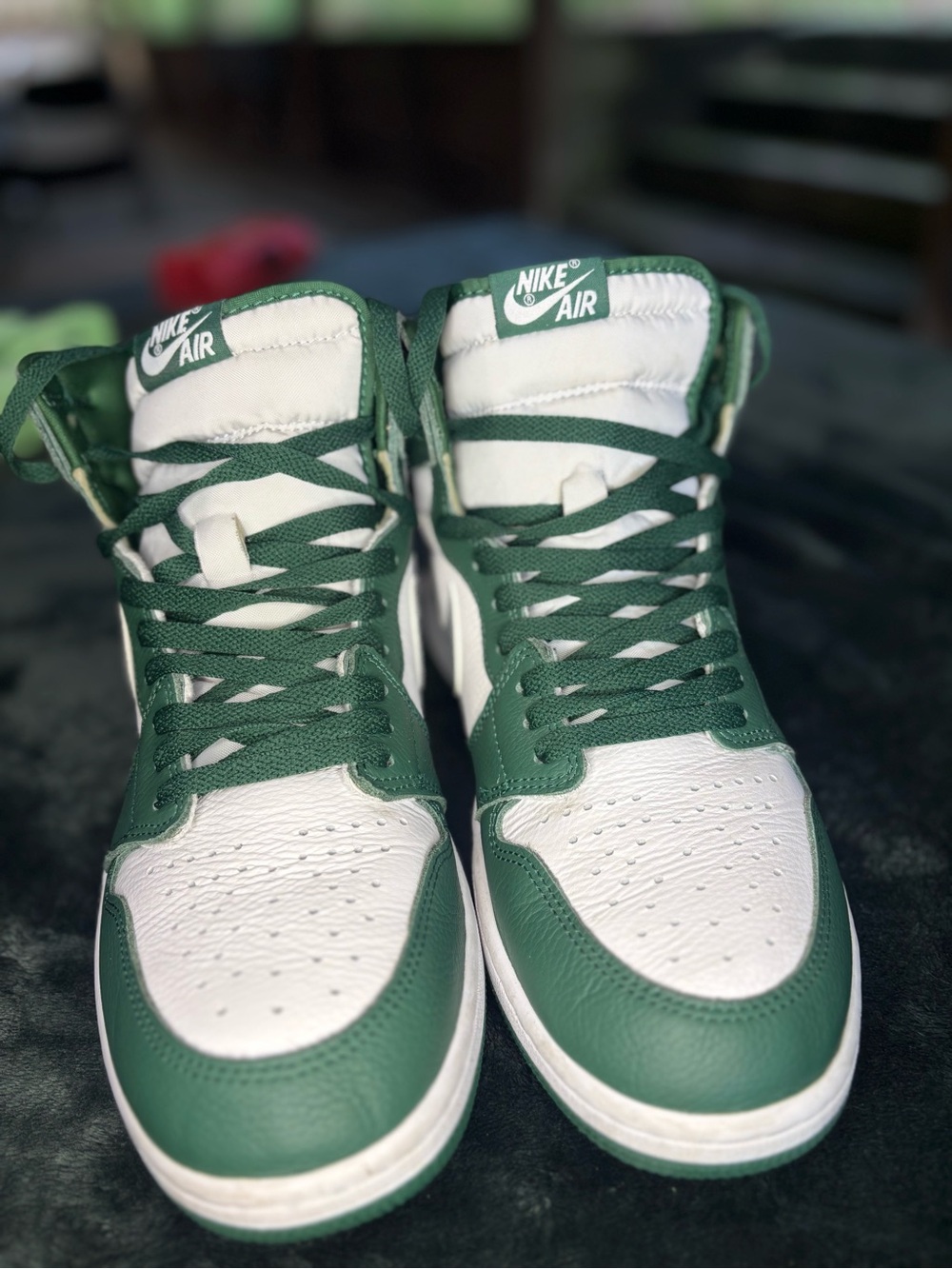 Nike Air Jordan 1 Retro High OG Gorge Green/White Leather DZ5485-303 2022
